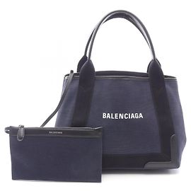 Borsa Tote NAVY CABAS S di Balenciaga Blu Altro