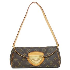 Louis Vuitton Monogram Pochette Beverly Schultertasche Braun