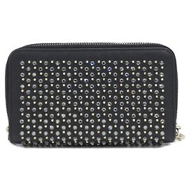 Chanel 81004 Leather Phone Case Black