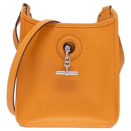 Hermès Bolsa de Ombro Hermes Vespa TPM 038444CK Laranja