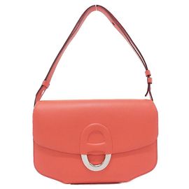 Bolsa de Ombro Hermès CHERCHE MIDI Rosa