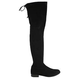 Stuart Weitzman Botas de camurça pretas Preto
