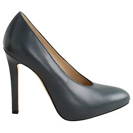 Saltos de couro verde Elie Saab Verde