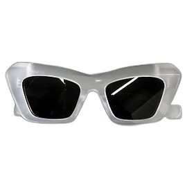 Loewe Anagram Celate Cat-Eye Sunglasses White