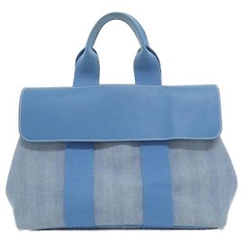 Borsa a mano Hermès Valparaiso PM Blu