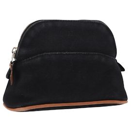 Pochette de Voyage Bolide en Toile Mini Hermès Noir