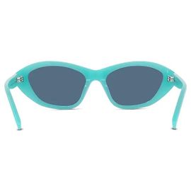 Givenchy GV Day Cat Eye Sunglasses 55 mm in Glossy Blue Blue