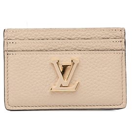 Visitenkartenetui Porte Carte Capucines Louis Vuitton Beige Andere