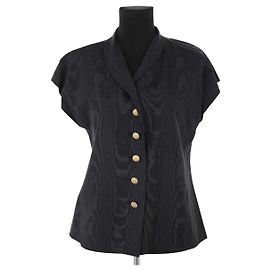 Saint Laurent Camicia nera Nero
