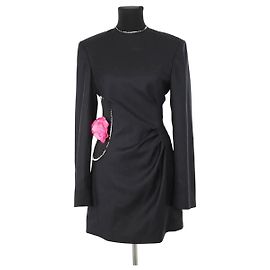 Acne Schwarzes Kleid Schwarz