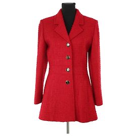 Saint Laurent Rote Jacke Rot