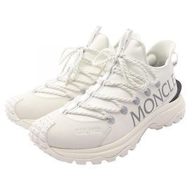 Moncler TRAILGRIP LITE2 Stoff-Sneaker Weiß