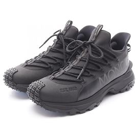 Moncler TRAILGRIP LITE2 Stoff-Sneaker Schwarz