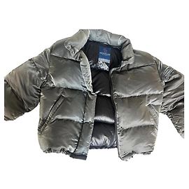 Moncler x Grenoble Daunenjacke Silber Polyester Silber
