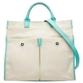 Tiffany & Co. 2-Way Handbag/Shoulder Bag White Other