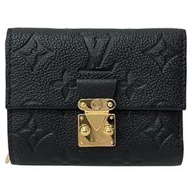 Metis Compact Bi-fold Geldbörse aus Monogram Empreinte von Louis Vuitton Schwarz