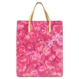 Bolsa Catalina NS em Monogram Vernis Flower Ikat da Louis Vuitton Marrom Rosa