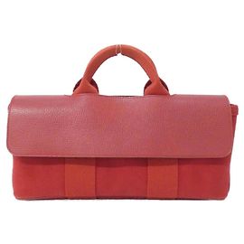 Bolso de mano Hermès Valparaiso Long PM Roja
