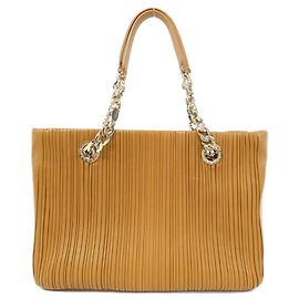 Bulgari Bolsa de couro Bvlgari Marrom