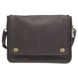 Coach Legacy Men’s Leather Shoulder Bag Brown