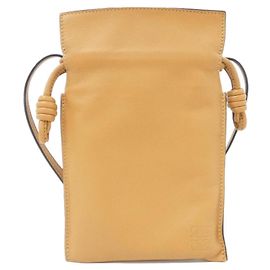 Bolsa de Ombro Flamenco Pocket da Loewe Bege