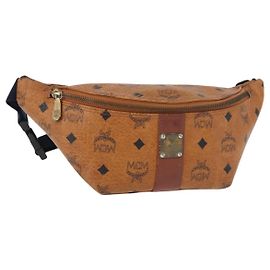 MCM Visetos Shoulder bag PVC Brown