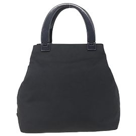 Prada Vintage Handbag Tessuto Black