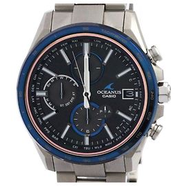 Autre Marque Casio Oceanus Radio Wave Control Solar Titanium Men's Watch Other