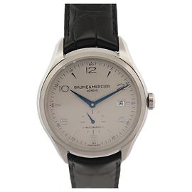 Baume & Mercier NOVO RELÓGIO BAUME ET MERCIER CLIFTON M0A10052 41 MM AUTOMÁTICO Prata