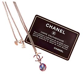 Collier Coco Mark de Chanel Doré Métallisé