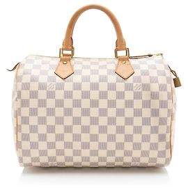 Bolso Speedy 30 Damier Azur de Louis Vuitton Azul