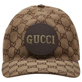 Gucci GG Canvas Baseball Cap Brown Beige