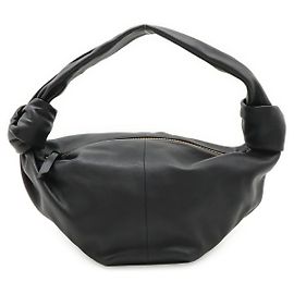 Borsa in pelle Double Knot di Bottega Veneta Nero