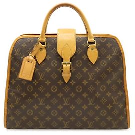 Louis Vuitton Rivoli Monogram Briefcase Brown
