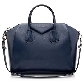 Antigona Medium Satchel aus Ziegelleder von Givenchy Blau