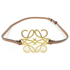 Cinto de couro Loewe Marrom