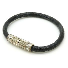 Bracciale Damier Graphite Louis Vuitton Nero