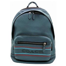Coach CG995 Refined Pebble Leather Backpack Blue