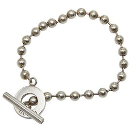 Pulsera de cadena de bolas Gucci SV925 Plata Metálico