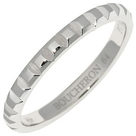 Boucheron Quatre Clou de Paris Pt950 Ring Silvery Metallic