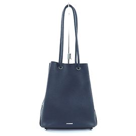 Bolsa de couro J-SHOPPER da Jil Sander Azul
