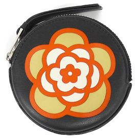 Loewe Leather Coin Case Black
