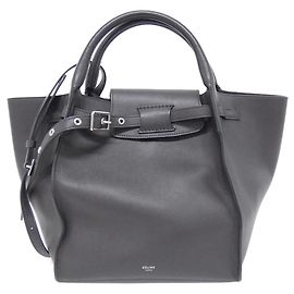 Céline Celine Big Bag Small Calfskin Bag Black