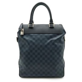 Borsa Tote Louis Vuitton Greenwich Damier Cobalt Blu