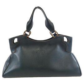 Bolsa de couro Marcello da Cartier Azul