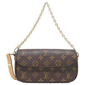 Borsa a tracolla Louis Vuitton Ivy Monogram Wallet on Chain Marrone