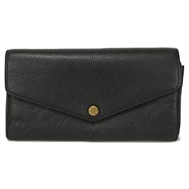 Cartera Larga Sarah Monogram Empreinte de Louis Vuitton Negro