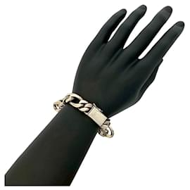 Gucci-Gucci Cuban Chain Silver925 Bracelet-Silvery,Metallic