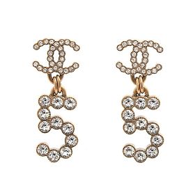 Orecchini in strass Coco Mark No. 5 di Chanel per donne Altro