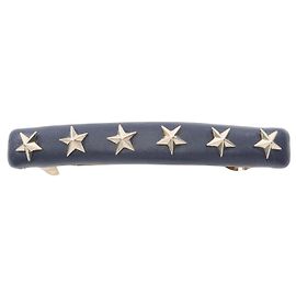 Barrette en cuir Valentino Bleu